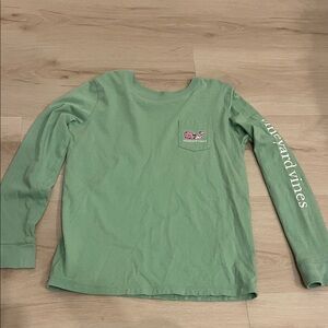 Vineyard Vines Kids Seafoam Long Sleeve Tee